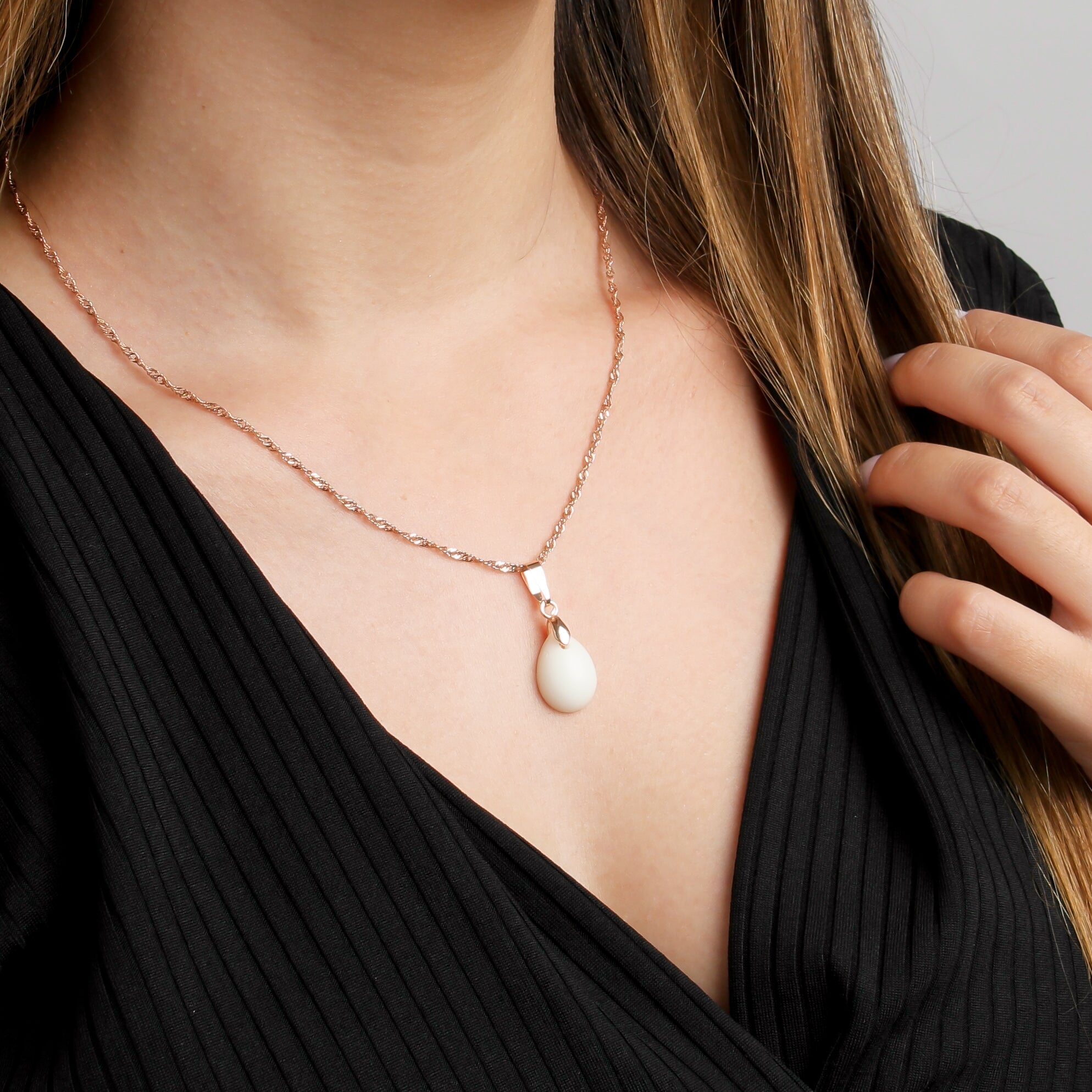 Chubby Mini Drop Pendant - Breast Milk Jewelry