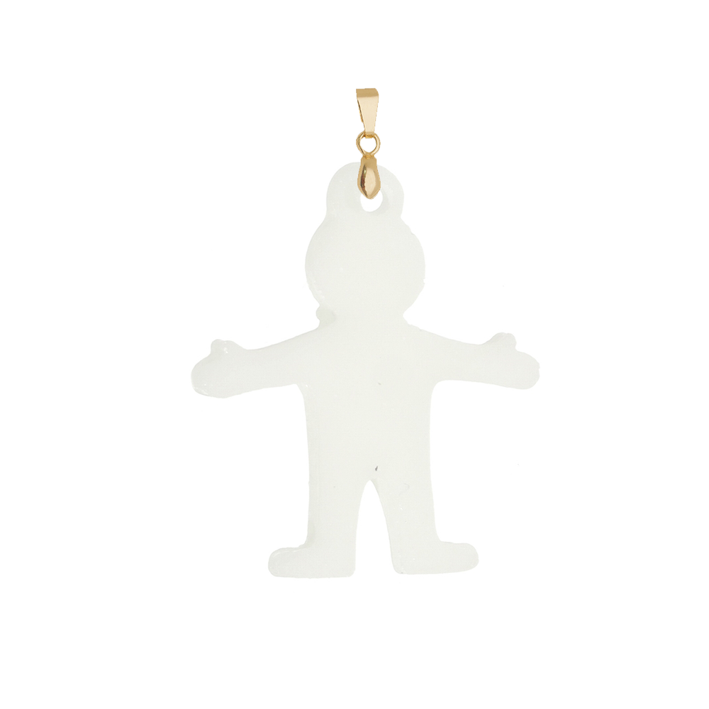 Boy Pendant - Breast Milk Jewelry