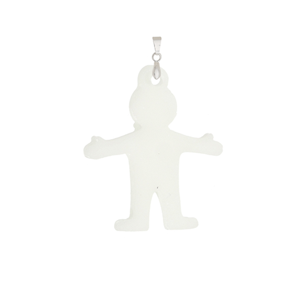 Boy Pendant - Breast Milk Jewelry