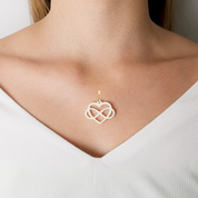 Infinite Heart Pendent - Breast Milk Jewelry