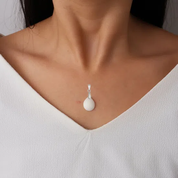 Chubby Mini Drop Pendant - Breast Milk Jewelry