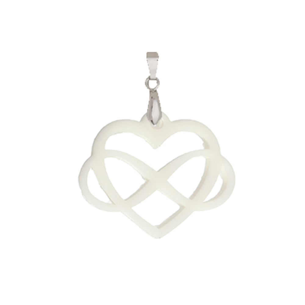 Infinite Heart Pendent - Breast Milk Jewelry